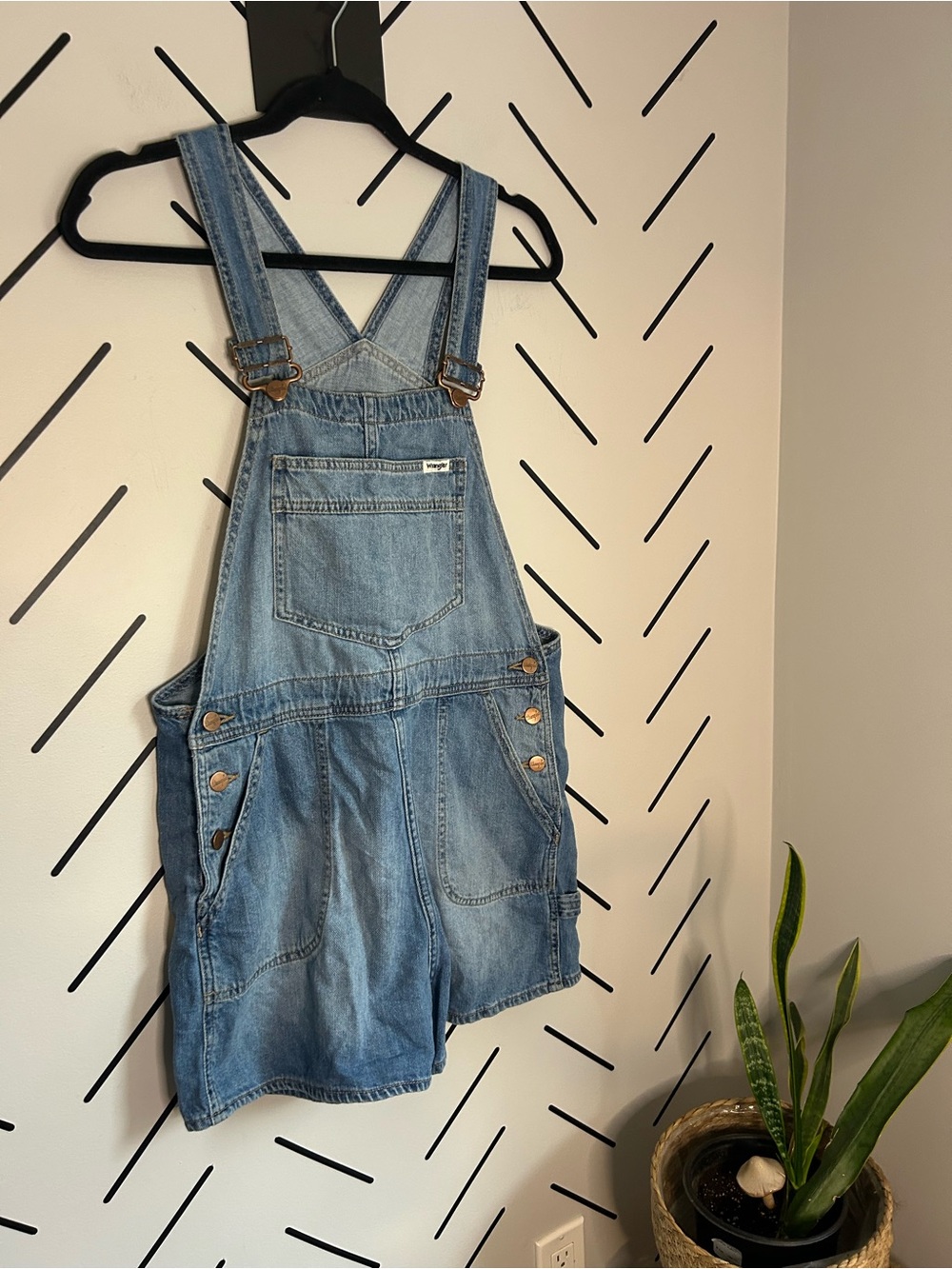 Wrangler shortalls vintage overalls denim dungarees jean women